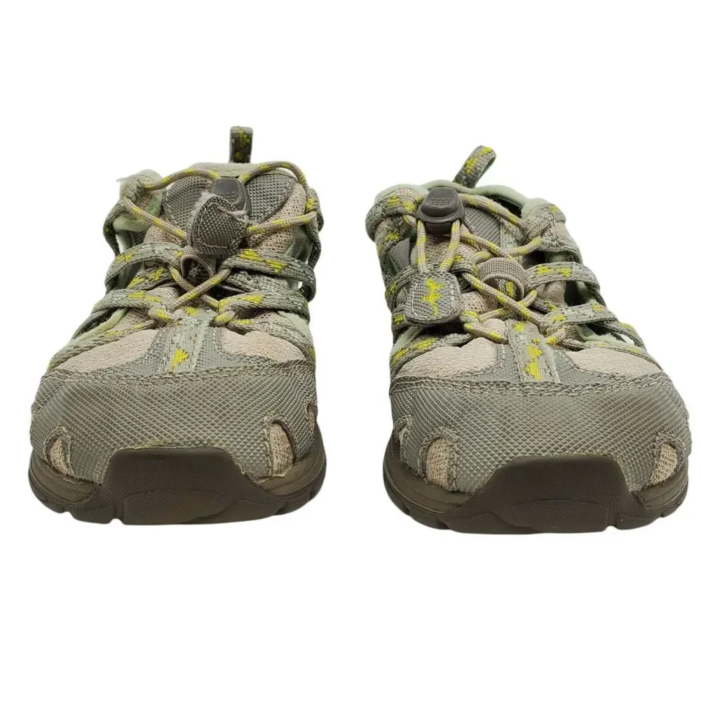 Chaco‎ Shoes Outcross Kids Youth Size 11 J180236 Water Outdoor Taupe Green